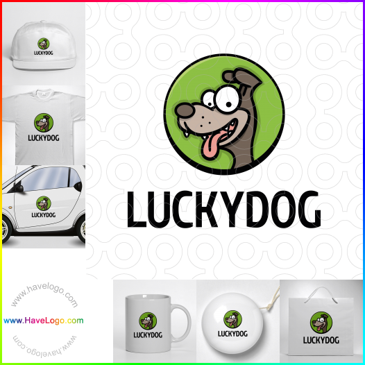 Compra un diseño de logo de Lucky Dog 60793
