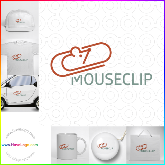 Compra un diseño de logo de Clip para el ratón 61827