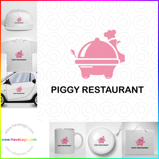 Acquista il logo dello Piggy Restaurant 65406