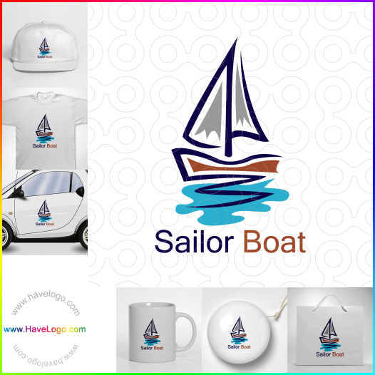 Compra un diseño de logo de Sailor Boat 66559
