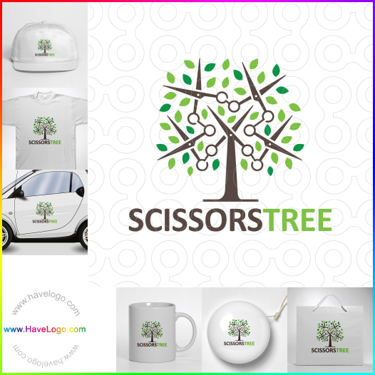Acquista il logo dello Forbice Tree 66843