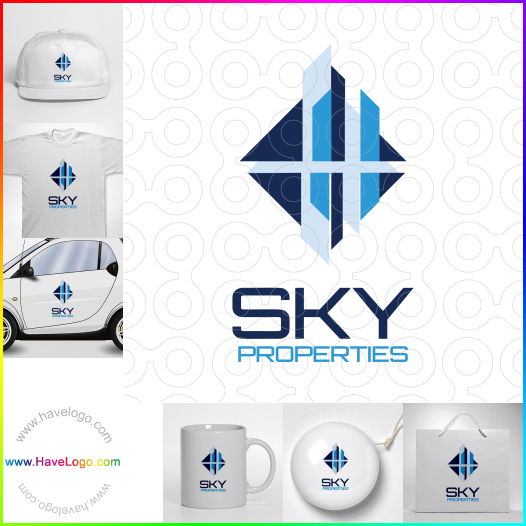 Compra un diseño de logo de Sky Properties 65872