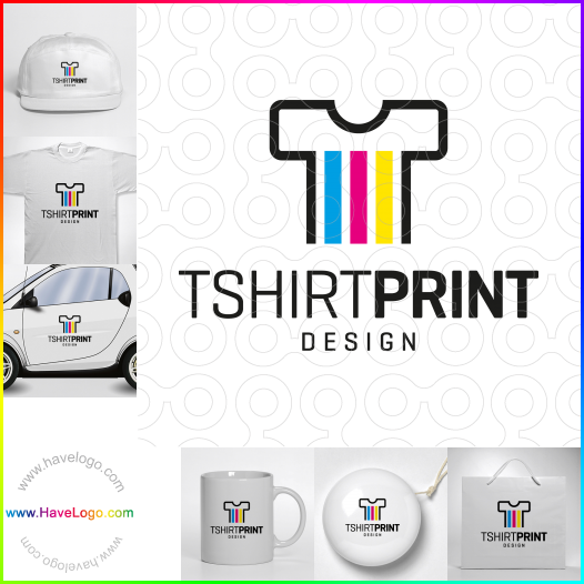 Koop een Tshirt Print Design logo - ID:64188