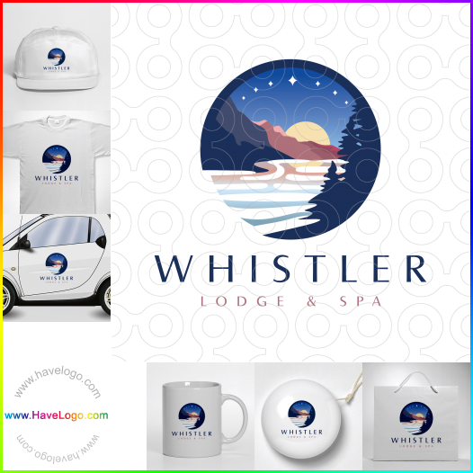 Compra un diseño de logo de Whistler Lodge 60457