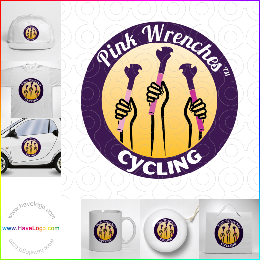 Compra un diseño de logo de club de ciclismo 30321