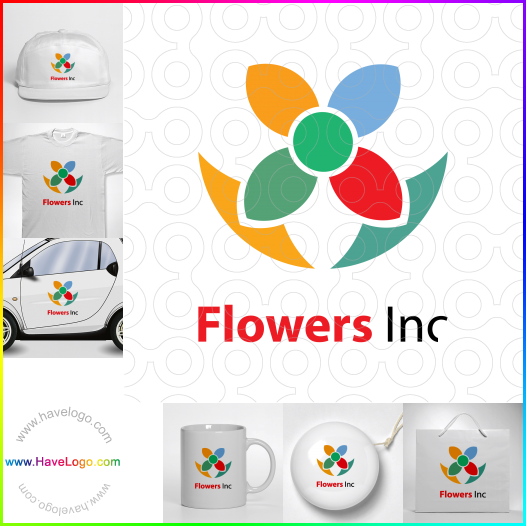 Koop een bloem logo - ID:21802