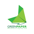 gevouwen papier Logo