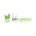 verse groene bladeren Logo