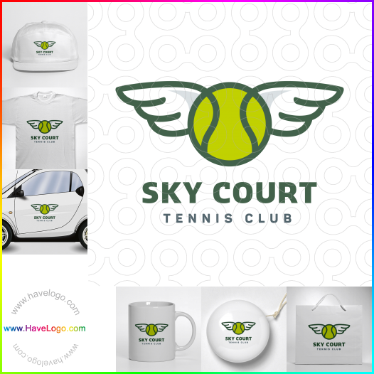 Compra un diseño de logo de cursos de tenis premium 52369