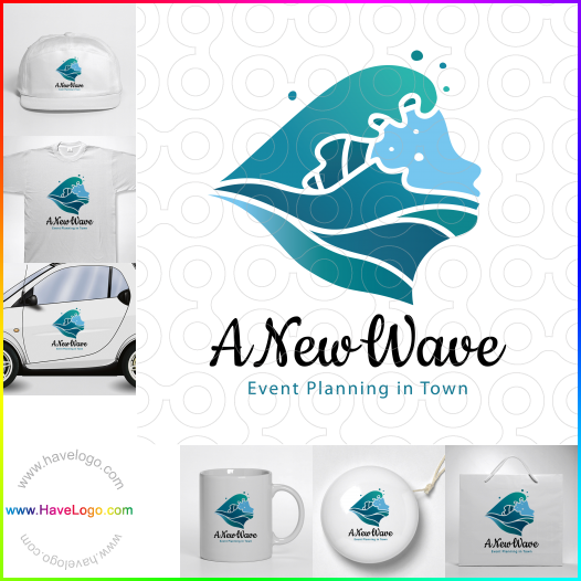 Compra un diseño de logo de A New Wave 60534