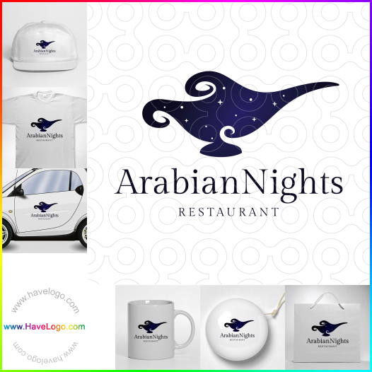 Compra un diseño de logo de Arabian Nights 62077