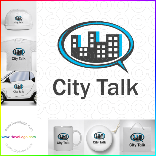 Compra un diseño de logo de City Talk 66707