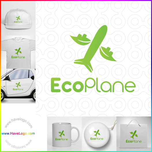 Compra un diseño de logo de Eco Plane 64538