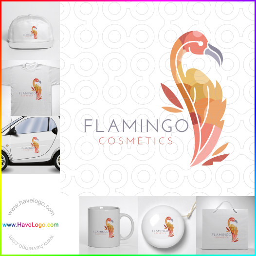 Compra un diseño de logo de Flamingo Cosmetics 64038