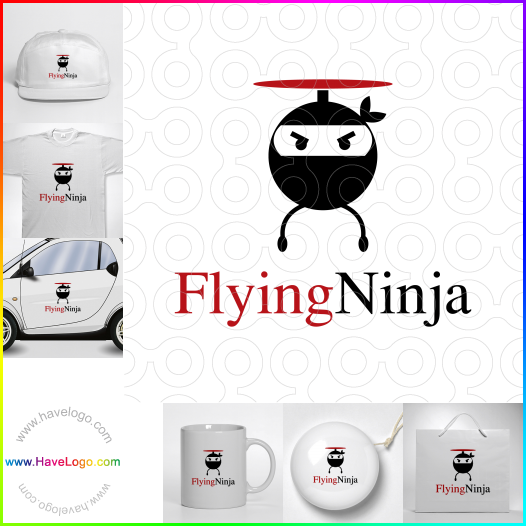 Koop een Flying Ninja logo - ID:64901