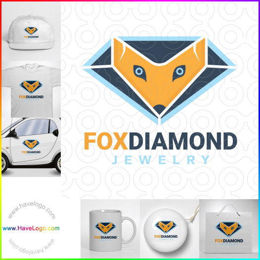 Compra un diseño de logo de Fox Diamond 61920