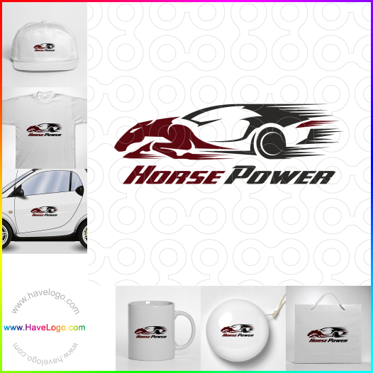 Compra un diseño de logo de Horse Power 65027