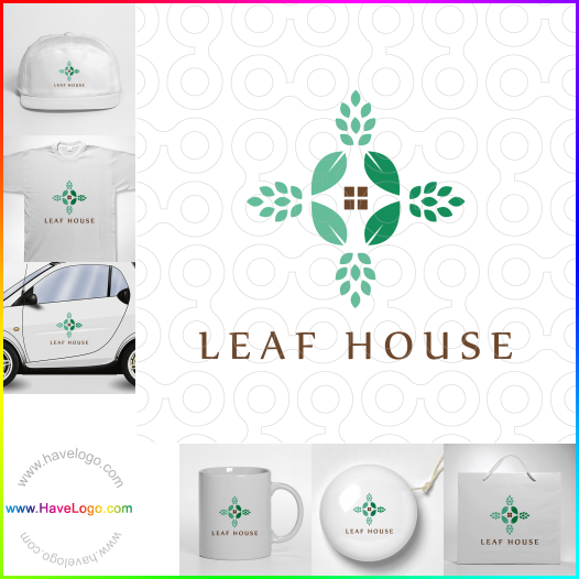 Acquista il logo dello Leaf House 63391