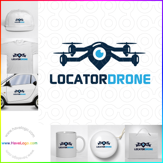 Compra un diseño de logo de Locator Drone 60504