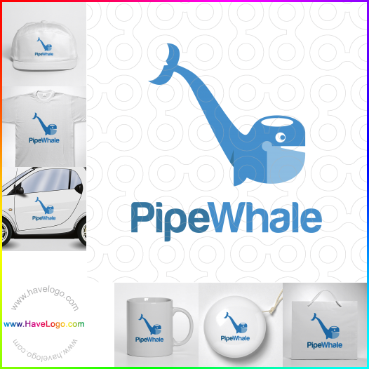 Acheter un logo de Baleine à pipe - 62659