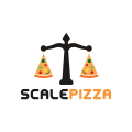 logo de Pizza a escala
