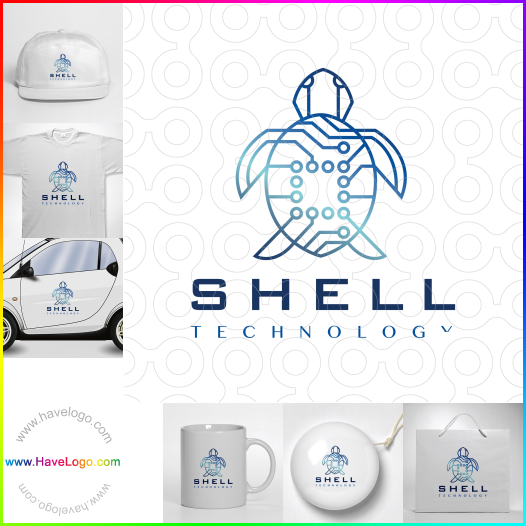 Compra un diseño de logo de Tecnología de Shell 62525