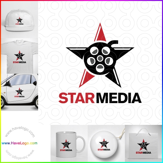 Compra un diseño de logo de Star Media 67267
