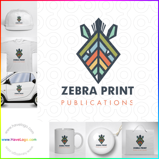 Compra un diseño de logo de Zebra Print Publications 64203