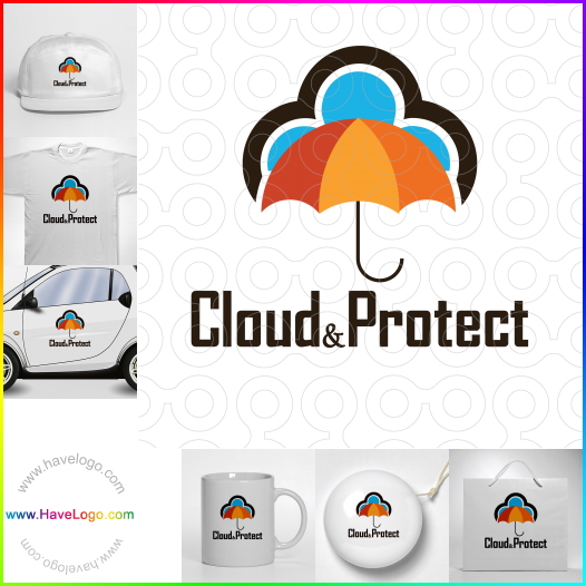 Acheter un logo de serveur cloud - 38093