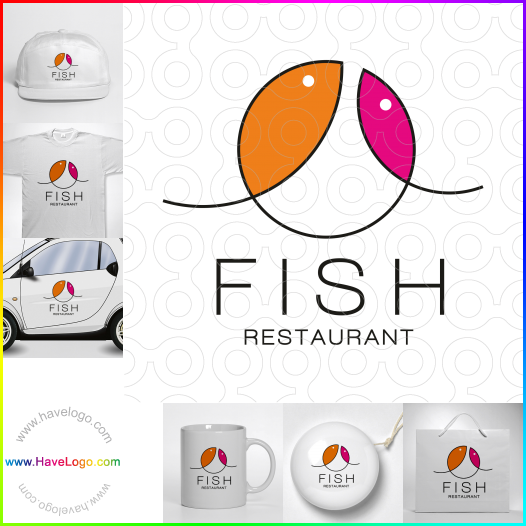 Koop een viswinkel logo - ID:50330