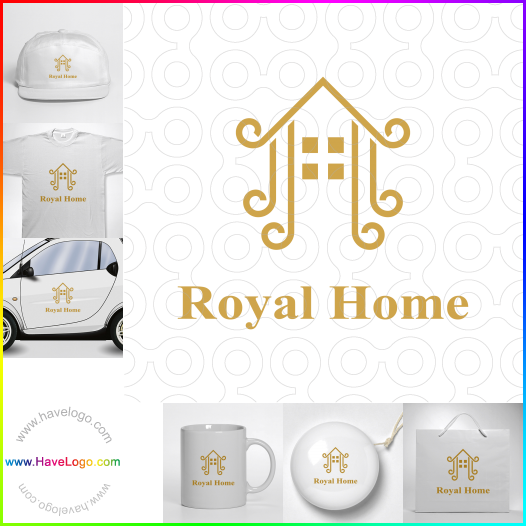 Compra un diseño de logo de casa real 64003