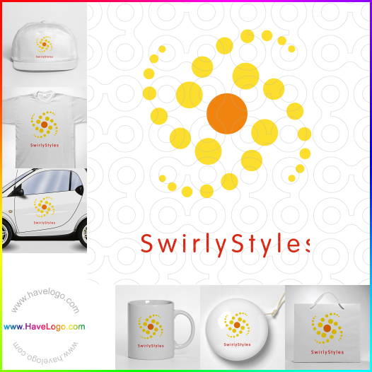 Koop een swirl logo - ID:10197
