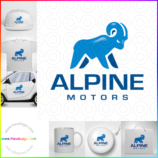 Compra un diseño de logo de Alpine Motors 61668