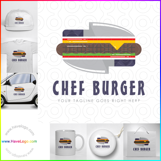 Acquista il logo dello Chef Burger 61384