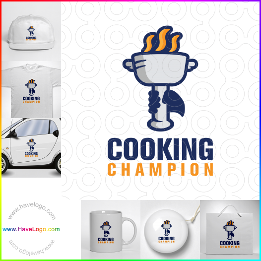 Compra un diseño de logo de Campeón de cocina 67240