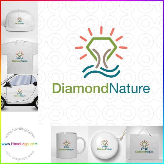 Compra un diseño de logo de Diamond Nature 64083