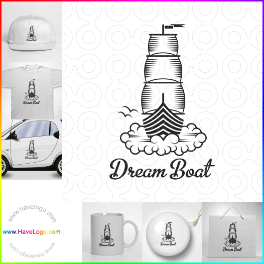 Compra un diseño de logo de Dream Boat 64300