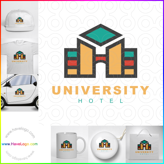 Compra un diseño de logo de Hotel University 62172