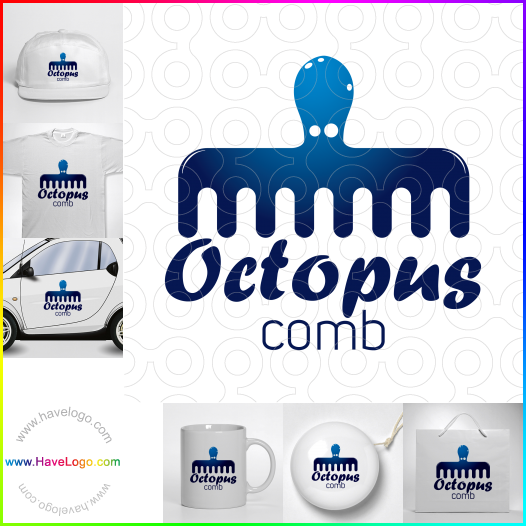Koop een Octopus kam logo - ID:63430