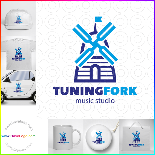 Logo Tuning Fork Music Studio