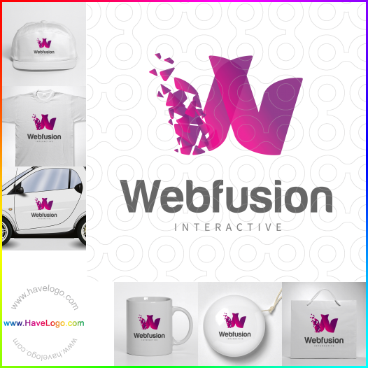 Compra un diseño de logo de Fusión web 66784