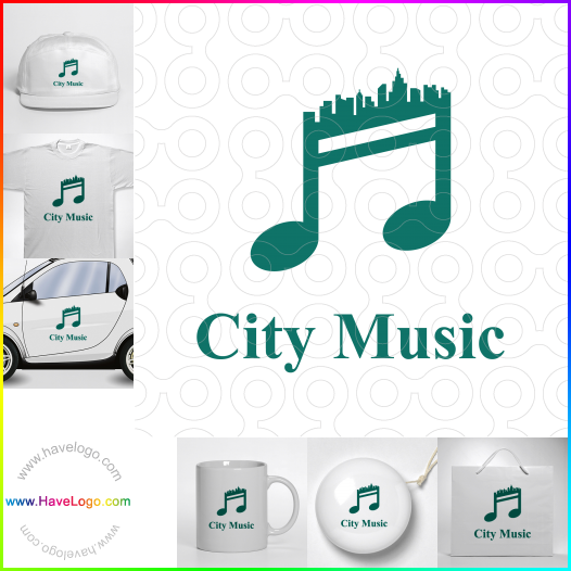 logo de música de la ciudad - ID:67053