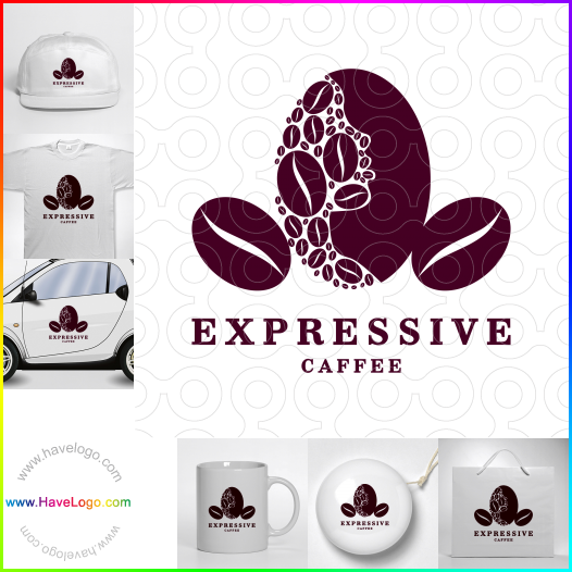Compra un diseño de logo de Grano de café 54888