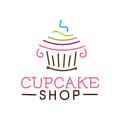 zelfgemaakte cupcakes logo