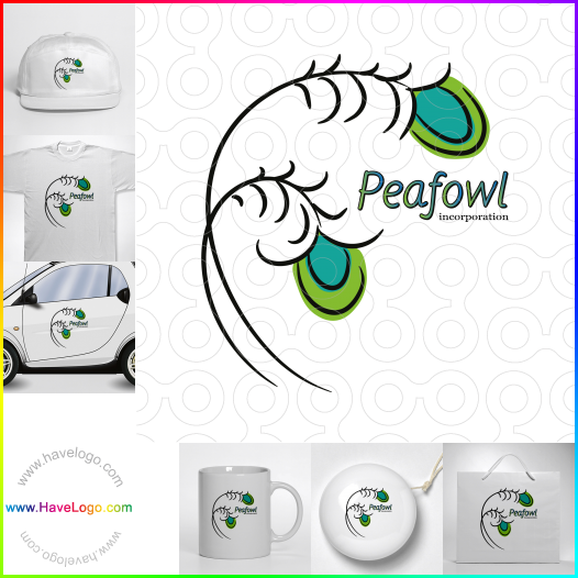 Koop een peafowl logo - ID:59943