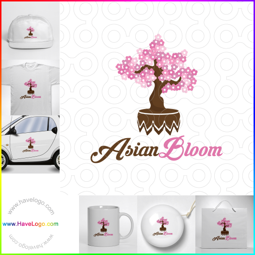 Koop een Asian Bloom logo - ID:67329