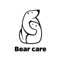 logo de Cuidado del oso