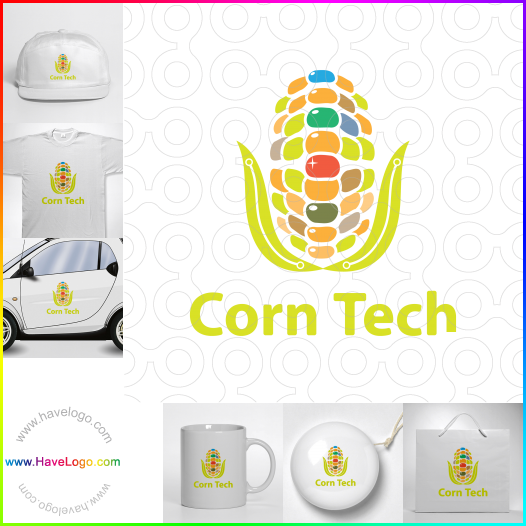 Compra un diseño de logo de Corn Tech 66460