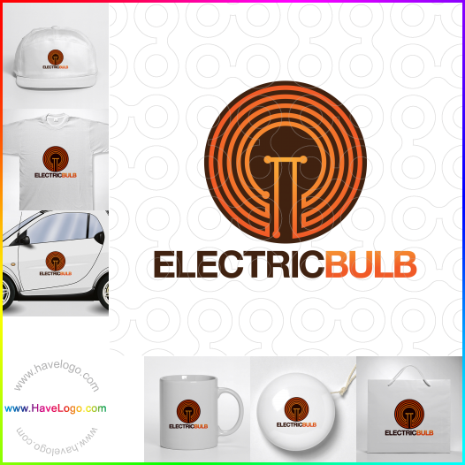 Compra un diseño de logo de Bombilla eléctrica 67128