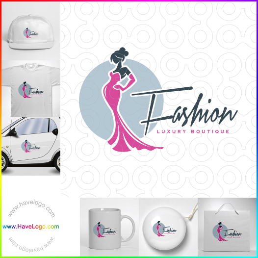 Koop een Fashion Luxury Boutique logo - ID:61024